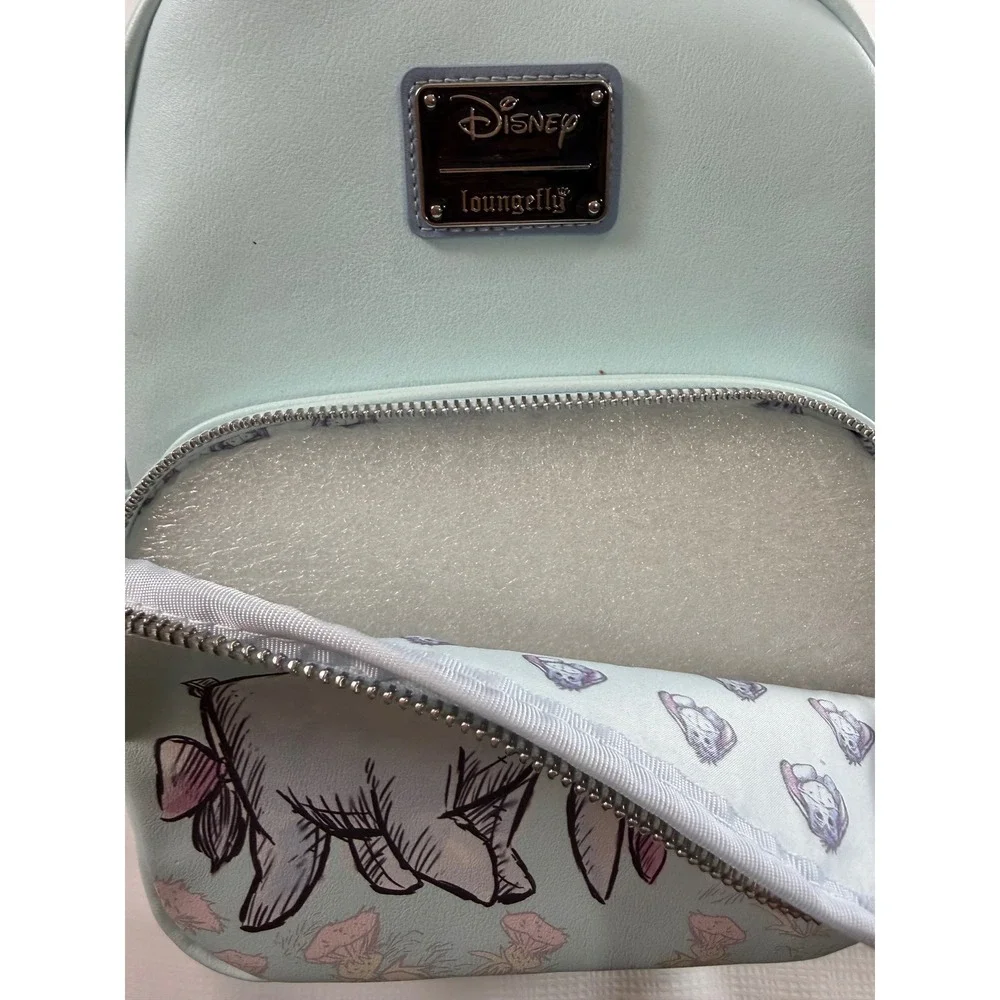 Loungefly Disney Winnie the Pooh Eeyore Mini Backpack Blue Detachable Tail NWT